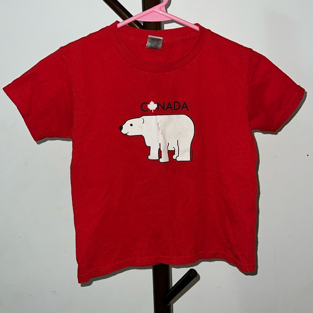 Canada Polar Bear Kids Souvenir T-Shirt